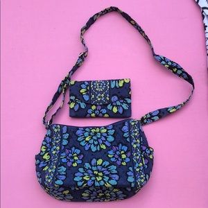 Vera Bradley Cross-body bag and wallet pair